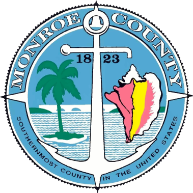 Sello del condado de Monroe, Florida (fondo transparente)