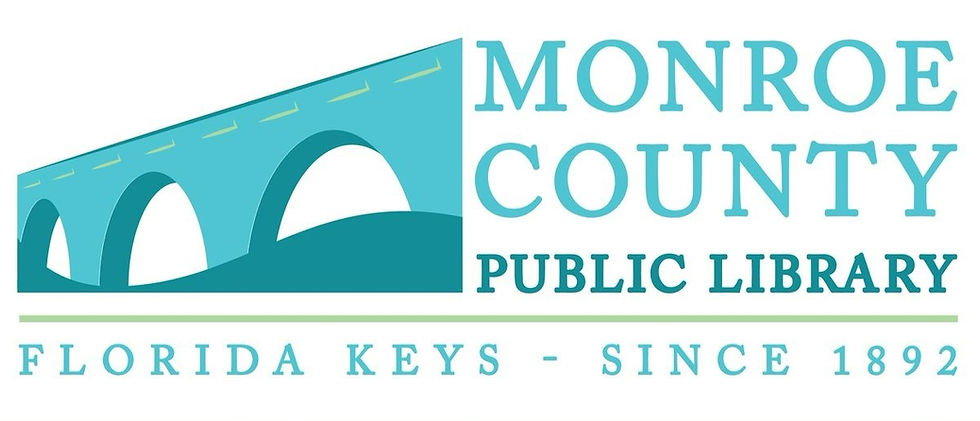 Logo bibliyotèk piblik Monroe County
